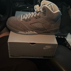Jordan 5 Wolf Grey Grade School (GS)