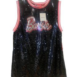 NWT Barbie X Forever 21 Sequin Jersey Dress