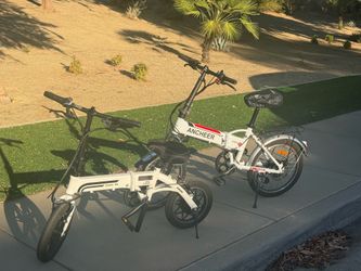 2 Folding Electric Bikes -$300 firm