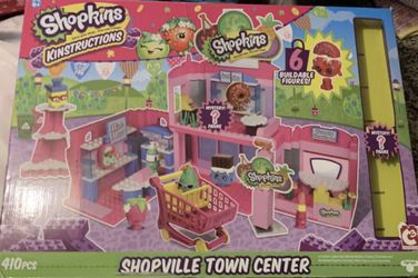 Shopkins shopville town center legos