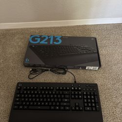 Logitech G213 Prodigy Gaming Keyboard, Black.