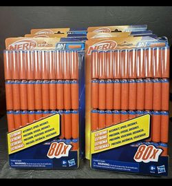 Official Nerf N1 Darts for N-Series Blasters 640 Darts Total Genuine 8x 80 Packs