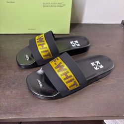 Off White Slides Size 44