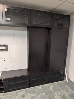 50$ book case entertainment space