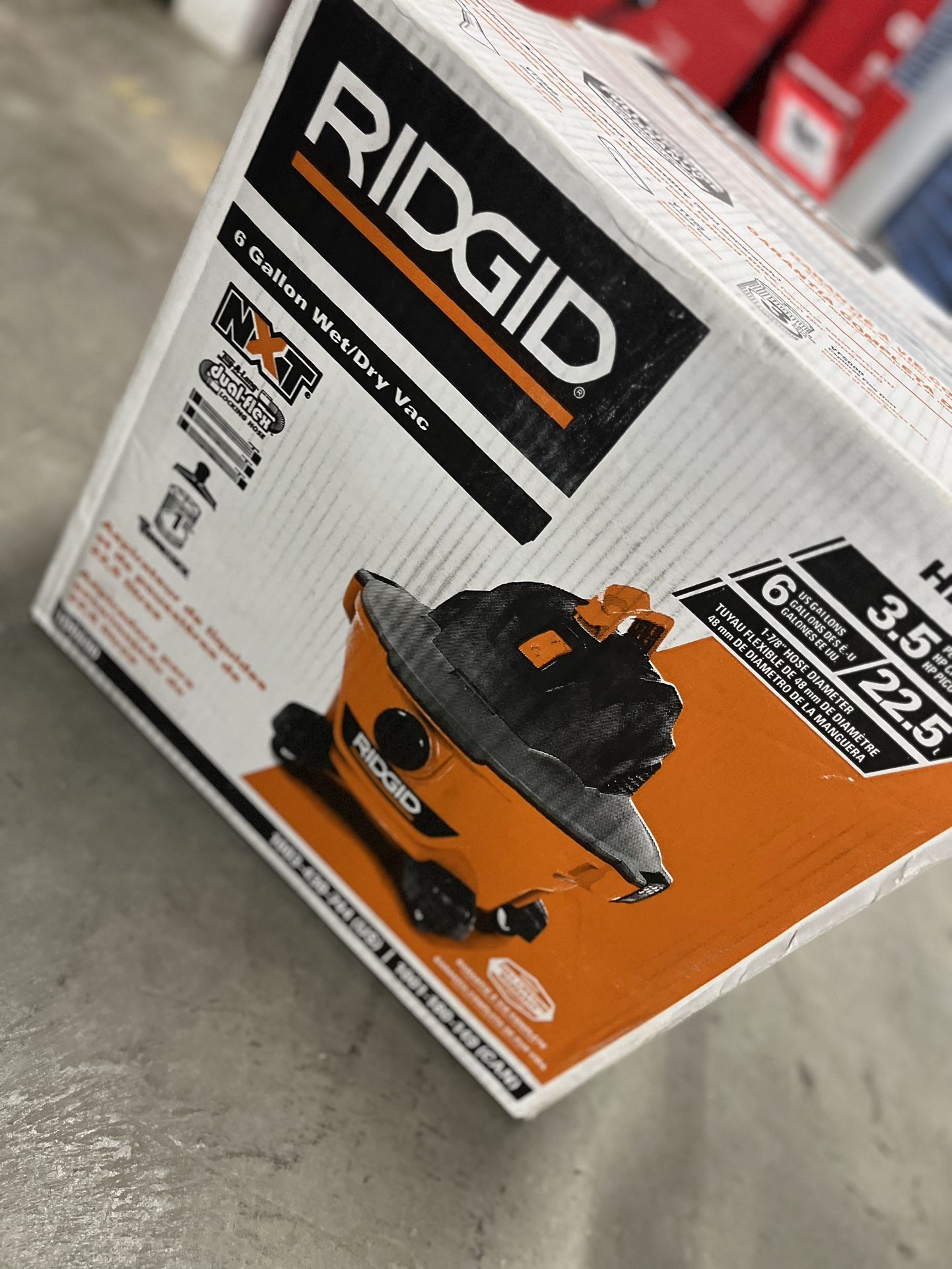RIDGID Wet/Dry Shop Vacuum