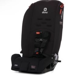 New Diono Radian 3R, 3-in-1 Convertible Car Seat, Rear Facing & Forward Facing, 10 Years 1 Car Seat, Slim Fit 3 Across, Jet Black