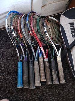 8 Tennis racquets