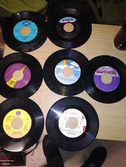 Old records vintage vinyl records