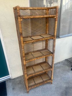 Wicker Shelves