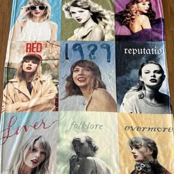 Taylor Swift Fleece Throw Blanket 