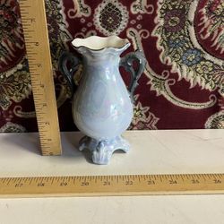 Vintage Lusterware Vase Czechoslovakia 