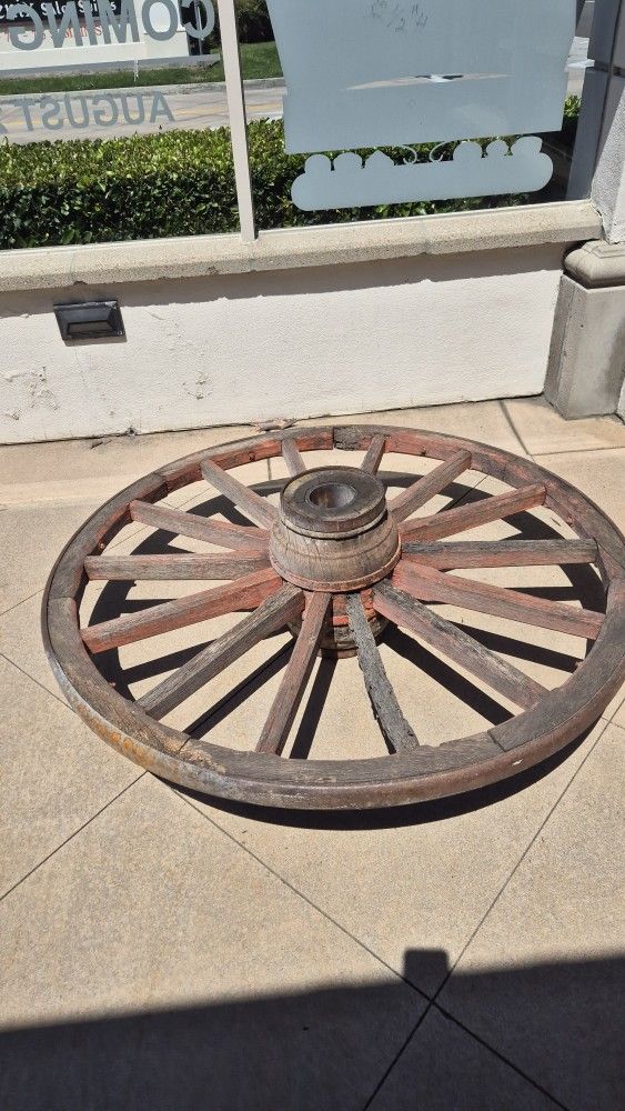 Ancient Wagon Wheel