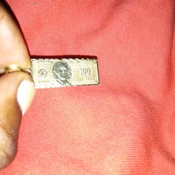 100 Bill Chain Piece 10k