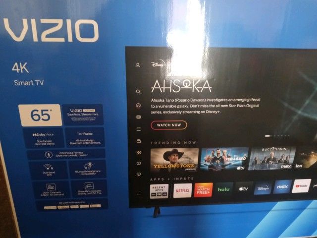 Brand New Vizio 65 Inch Smart TV Available