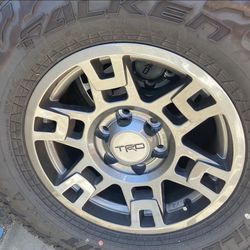 TRD Pro Wheels + Falken Wildpeak AT3W