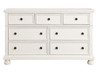 Laurelin White Dresser w/ Hidden Jewelry Tray
