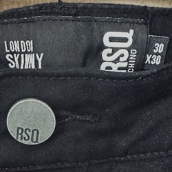 RSQ Black Chino Pants