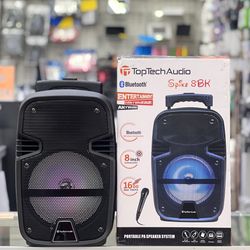 Portable Rechargeable Bluetooth LED Speaker