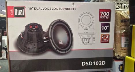 Dual 10” subwoofer