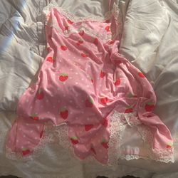 Strawberry Lace Dress