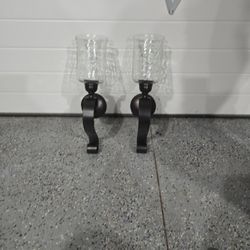 Candle Metal Wall Decor