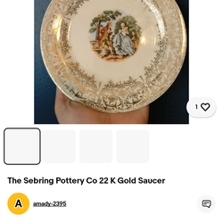 Sabin Mid 20th Century Ceramic Plate