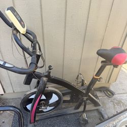 Bike exercise inside outside stable bike