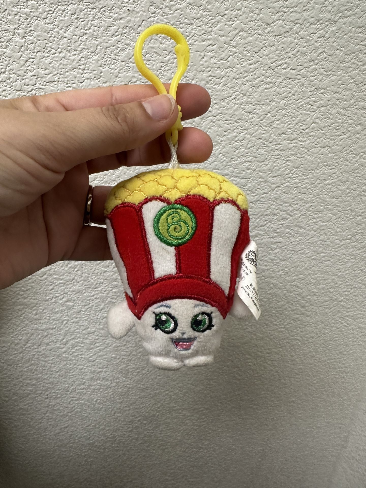 Shopkins Popcorn Keychain