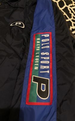 Vintage Ralph Lauren Polo Sport Windbreaker Jacket Pepsi Logo Size XXL 90s