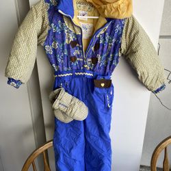 Obermeyer Childs Size 5 One Piece Snowsuit
