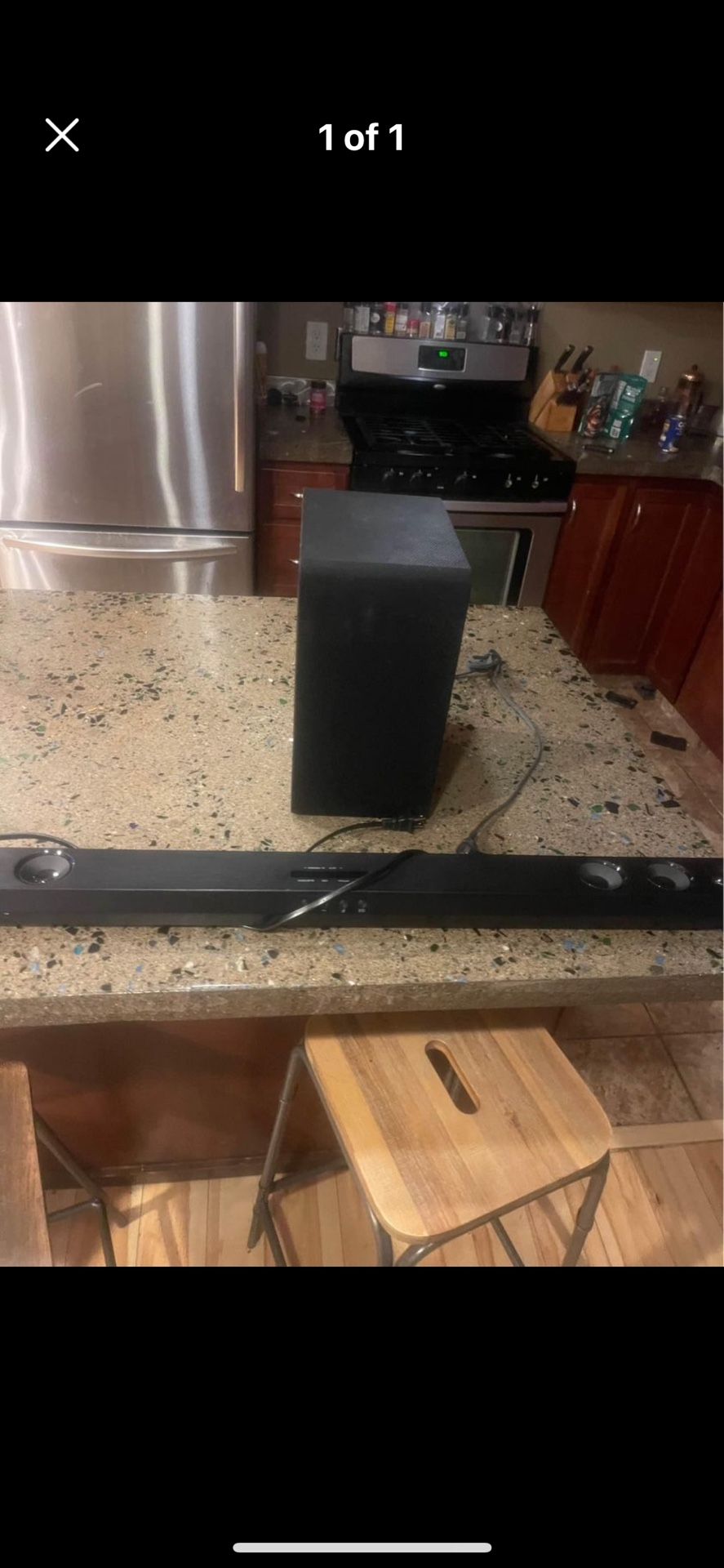 LG Sound Bar With Subwoofer