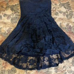 Lace Strapless Dress