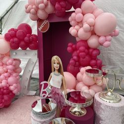 Pink Balloon Arch 