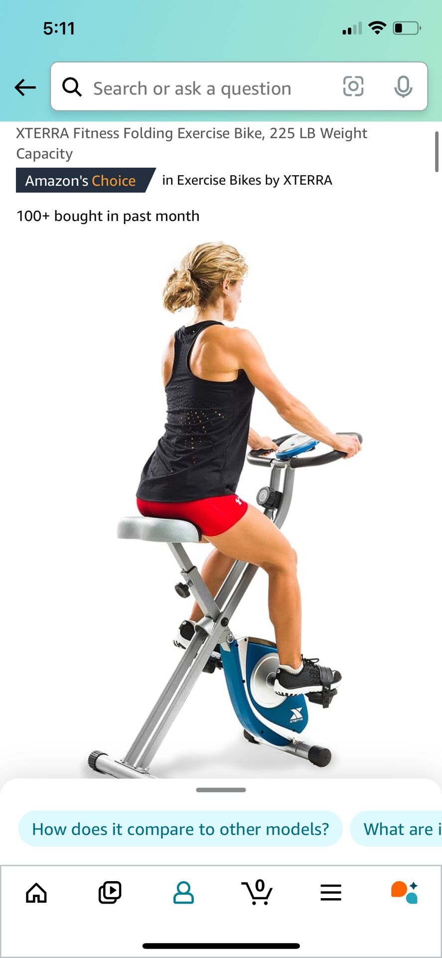 Xterra Stationary Fitness Bike