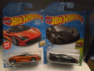 Hot Wheels McLaren 720S and P1 Die-Cast Cars