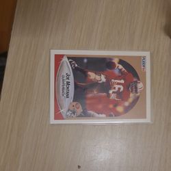 Joe Montana Error Card 