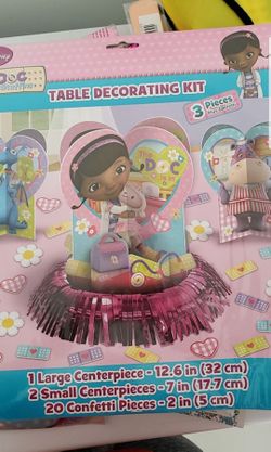 Table decorating kit. Doc Mc Stuffins