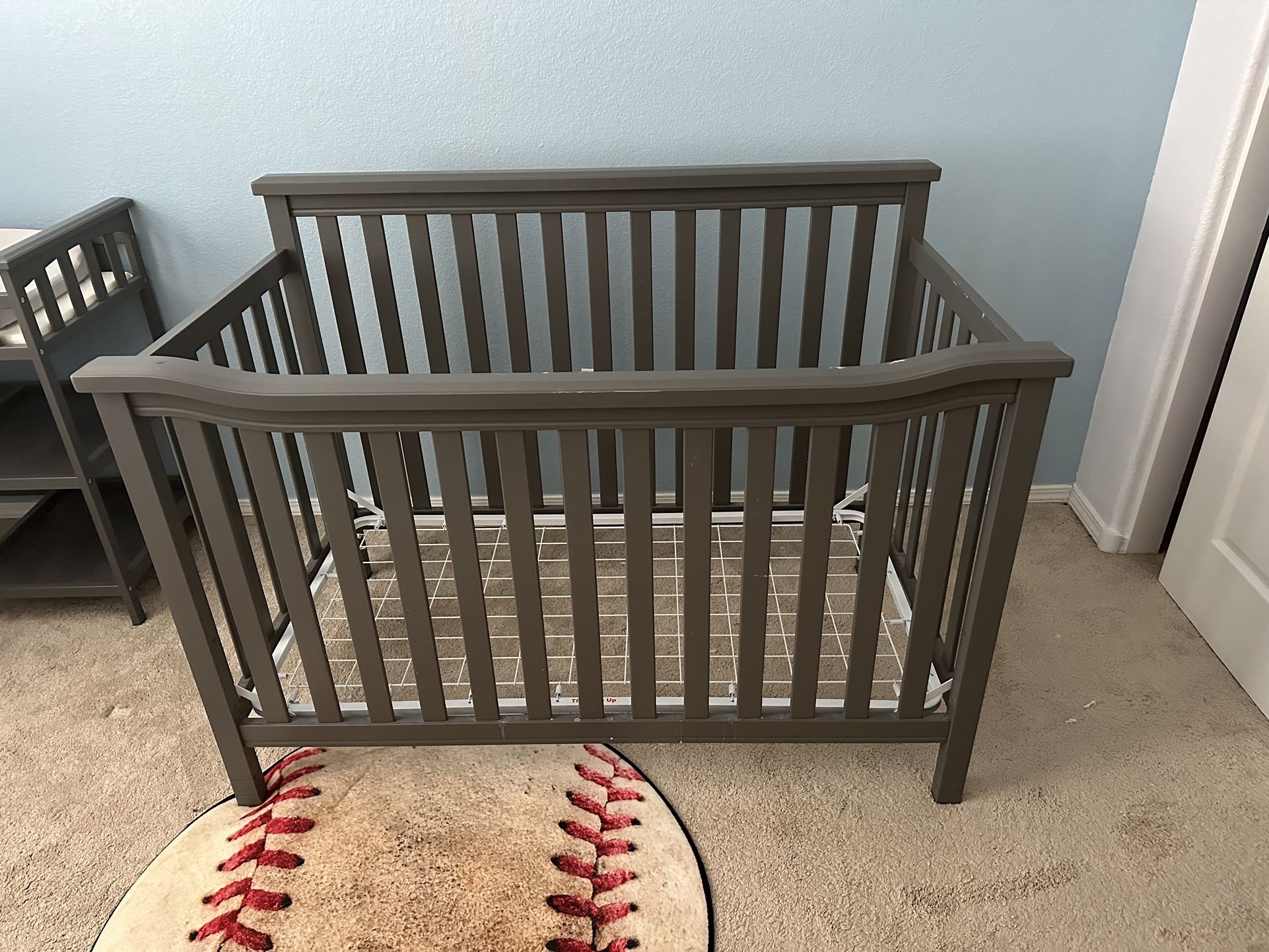 Crib And Changing Table