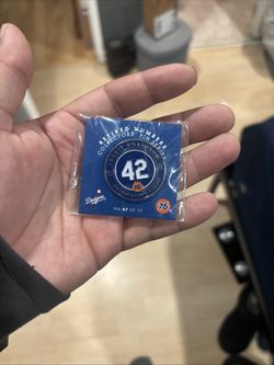 Jackie Robinson Retired Numbers Pin 