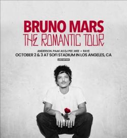 Parking for Bruno Mars concert 10/2 & 10/3