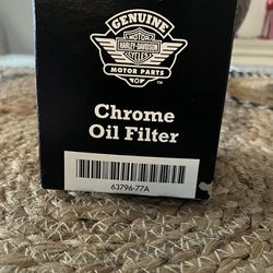 Motorcycle Chrome Oil Filter