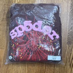 Brand new Never Worn Brown Spider Hoodie Size L