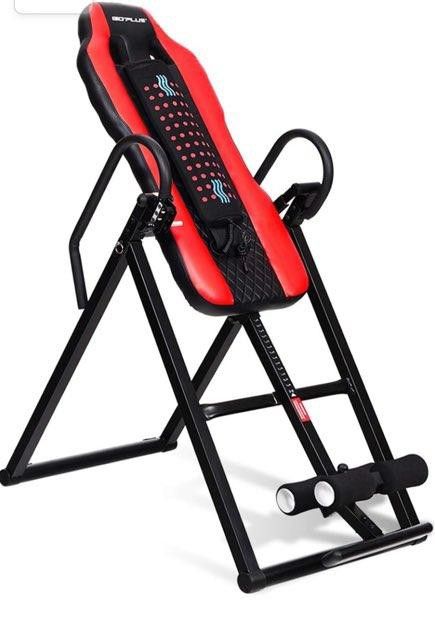 Health Gear Deluxe Heat & Vibration Massage Inversion Table