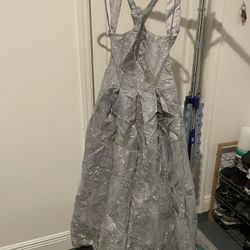 Size 10 Silver Ball Gown