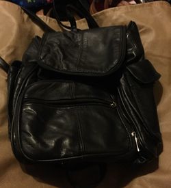 Nice leather backpack