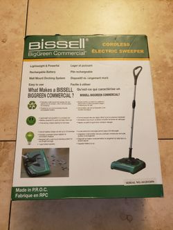 BISSELL CORDLESS ELECTRIC SWEEPER (MAKE OFFER)