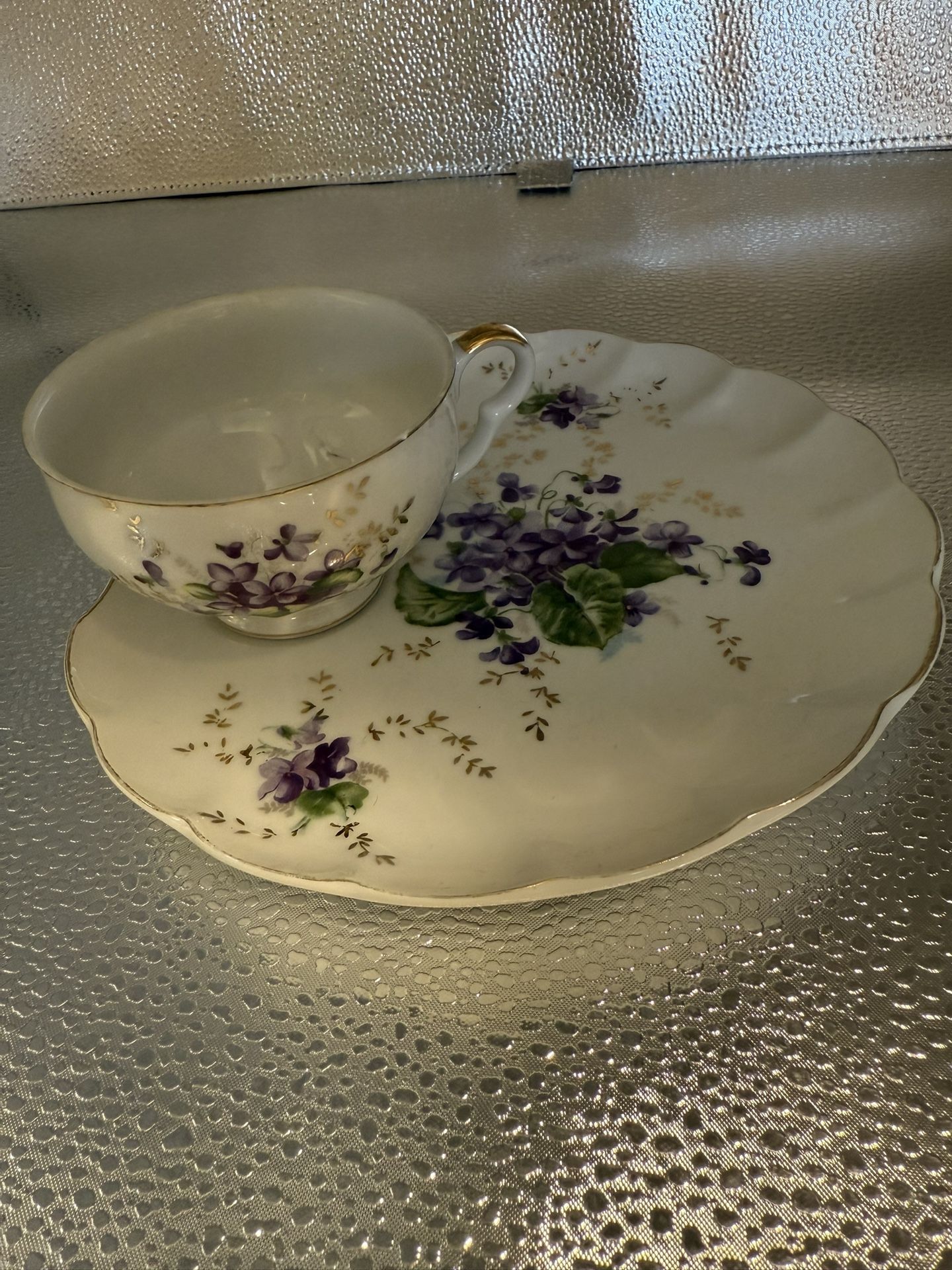 Vintage China Teacup And Plate