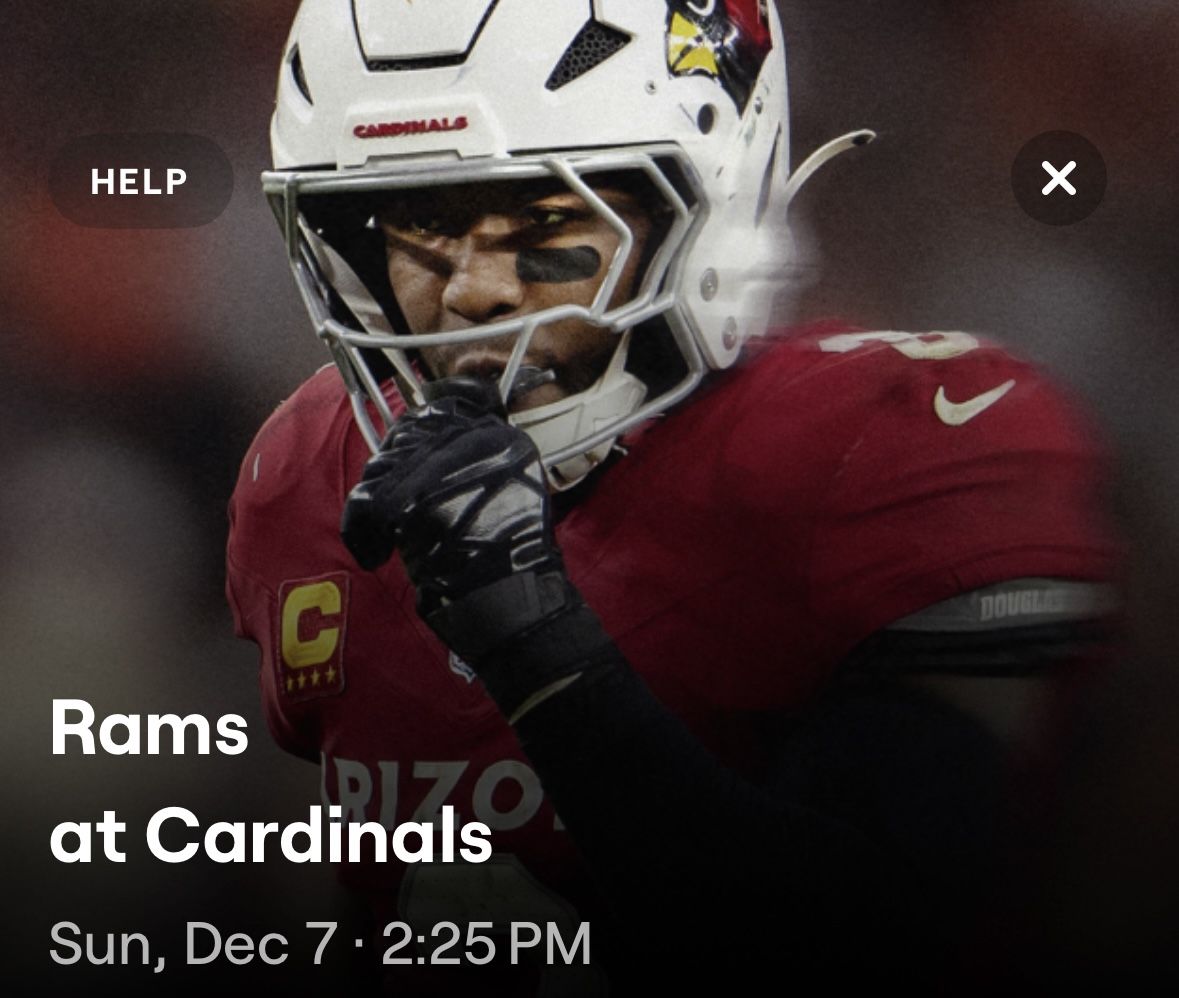 Arizona Cardinals Versus  Los Angeles, Rams