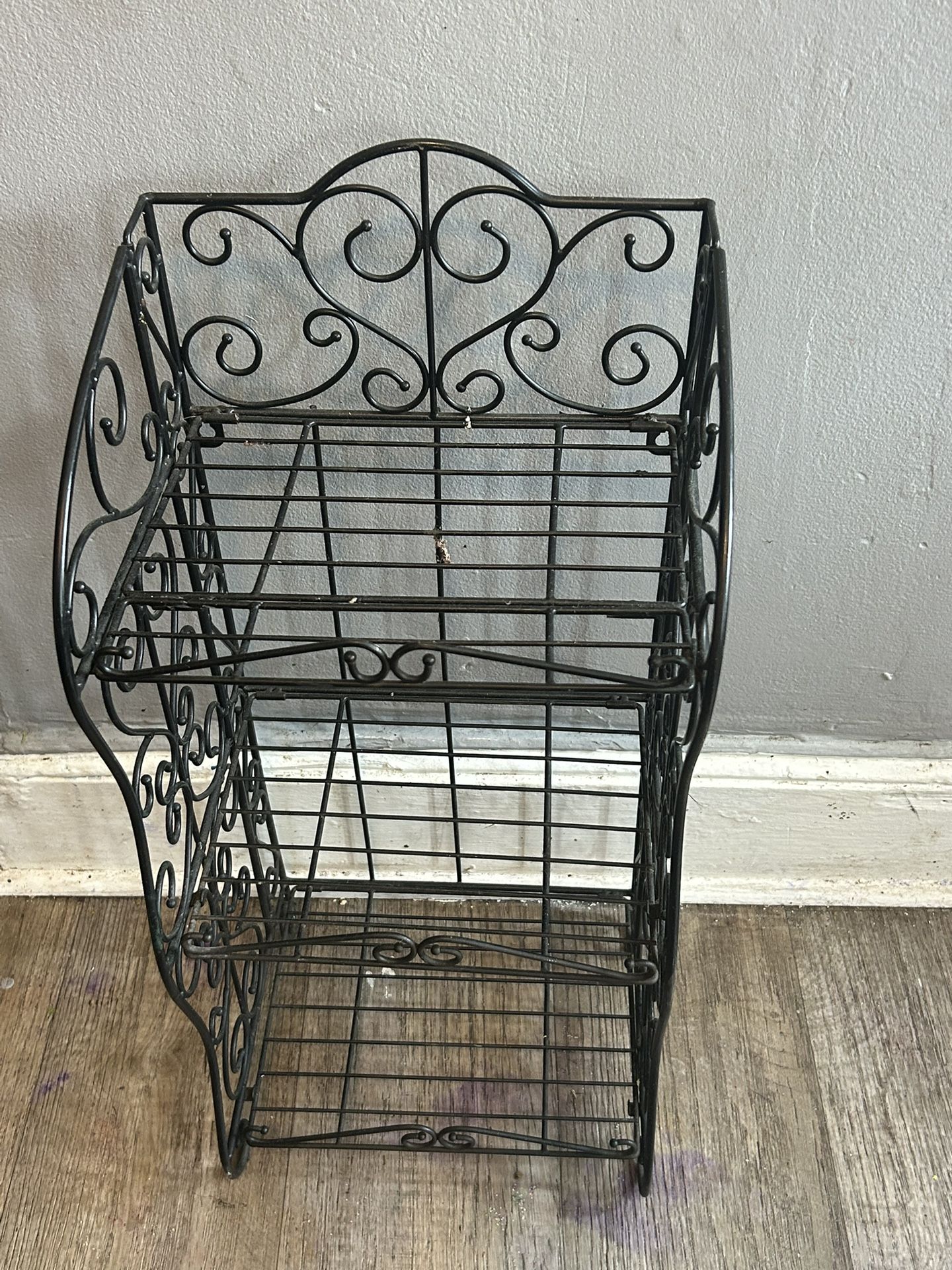 Small End Table With Shelves