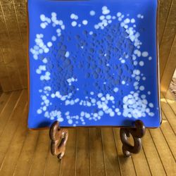 Italian Murano Art Glass Dish Plate